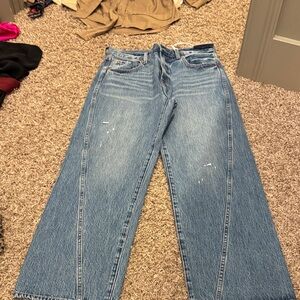 PISTOLA Women’s High-Rise Straight Leg Blue Jeans